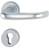 HOPPE Drückergarnitur Feuerschutzgarnitur Silber FS-E1301/42H/42HS
