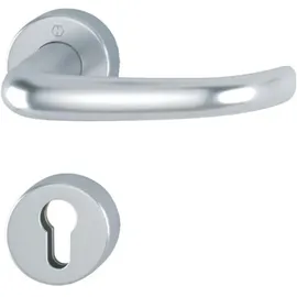 HOPPE Drückergarnitur Feuerschutzgarnitur Silber FS-E1301/42H/42HS