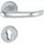 HOPPE Drückergarnitur Feuerschutzgarnitur Silber FS-E1301/42H/42HS