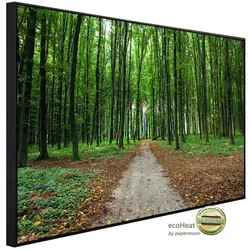 papermoon Infrarotheizung »EcoHeat - Waldweg«, Matt-Effekt - bunt
