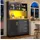 modfu Buffetschrank 105,5 x 40 x 180 cm Schwarz