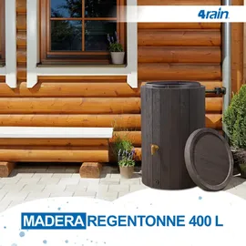 4rain Madera Regentonne 400 l braun