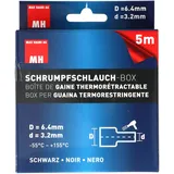 Max Hauri Schrumpfschlauch Schwarz 3.2 mm 6.4 mm 5 m