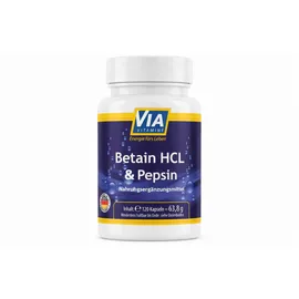Via Vitamine Betain HCL & Pepsin Kapseln 120 St.