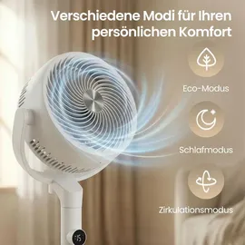 Songmics TV35 80 cm Standventilator Weiß