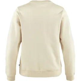 Fjällräven Logo Sweatshirt Chalk White/Flame Orange L