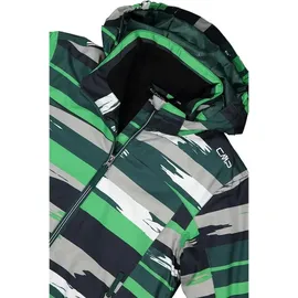 CMP Jungen Skijacke KID Jacket Snaps Hood deep mint-alpine-grey 164