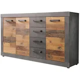trendteam Indy 151 x 86 x 37 cm Grau/Braun