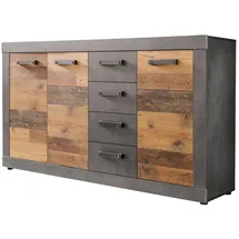 trendteam Indy 151 x 86 x 37 cm Grau/Braun