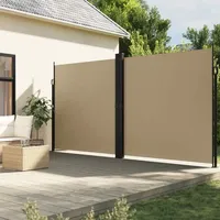 VidaXL Seitenmarkise Ausziehbar Beige 220x600 cm