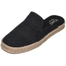 TOMS Santiago Mule Damen Black Metallic 40