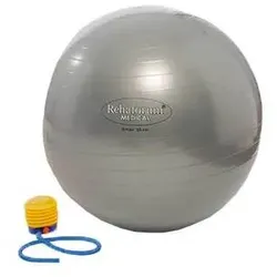 Gymnastikball Rehaforum 65 cm silber metallic