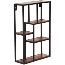 SIT Möbel Wandregal 40 x 13 x 60 cm Schwarz