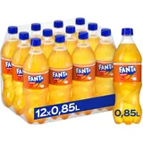 Fanta Orange - fruchtig-spritzige Limonade mit klassischem Orangen-Geschmack - erfrischender Softdrink in Einweg Flaschen (12 x 850 ml)