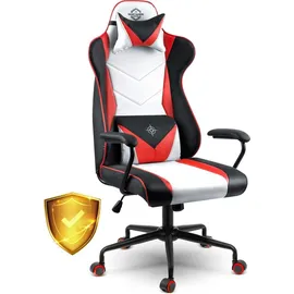 Sofotel Miss Fortune Gaming-Stuhl Schwarz/Rot/Weiß