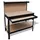 vidaXL Werkbank Stahl 115 cm braun mit Lochwand und Schublade