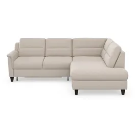 sit&more Ecksofa SIT & MORE "Farö L-Form", grau (elephant), B:251cm H:90cm T:187cm, Sofas, Ecksofa, inklusive Federkern, wahlweise mit Bettfunktion und Bettkasten