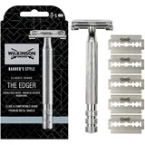 Wilkinson Sword – Barber's Style The Edger für Männer, Double Edge Rasierer | 5 Rasierklingen