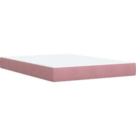 vidaXL Boxspringbett 140 x 200 cm Rosa