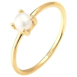 Elli Süsswasserperle Filigran 925 Sterling Silber Ringe   Damen 