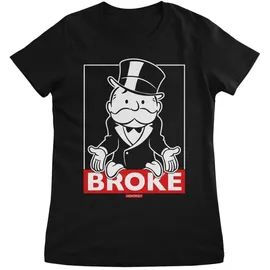 Hasbro Shirt "Mr Monopoly BROKE Girly Tee" in Schwarz | Gr.: M
