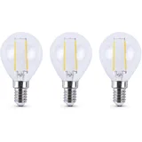 BESTLIVINGS LED Glühbirne Warmweiß E14, Leuchtmittel - Glühlampe 2700K (3er Pack) Birnenform Energiesparlampe, 15.000 Stunden Lebensdauer, 2 Watt