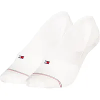 Tommy Hilfiger Füßlinge mit Logo-Print im 2er-Pack, Weiss, 35-38