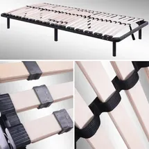 iflair Lattenrost Gästebett auf Füßen 100 x 200 cm