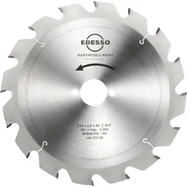 Edessö Kreissägeblatt Profi 210 x 2,8 x 30 mm Z16 F