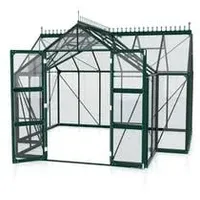 Vitavia Gewächshaus Stellar, ESG, inkl. Fundament, Dunkelgrün