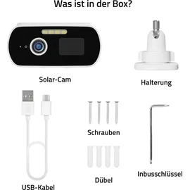 Hombli Solar Cam 2K Weiß