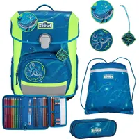 Scout Neo Schulranzen-Set 4-teilig DIN Deep Sea