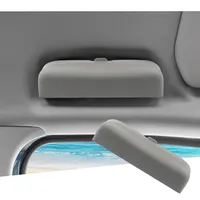GAFAT [Verbesserte Plus Kompatibel mit Peugeot 208 2008 e-208 e-2008 Restyling 2020-2025 2026 Sonnenbrillenhalter Brillenetui, Aufbewahrungsbox Organizer, Übergröße, OEM Original (Grau)