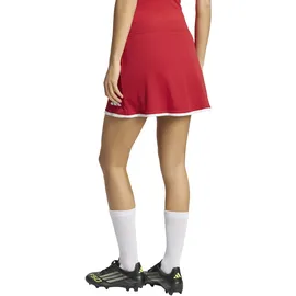 adidas Skort Rock Damen Bedruckt Rot/Weiß XS