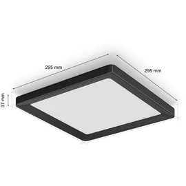 Philips Tento S 1 LED-Panel schwarz 29,5 x 29,5 cm
