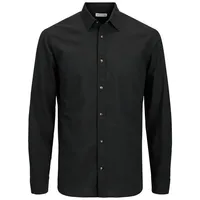 JACK & JONES Summer Langarmhemd - Black - L