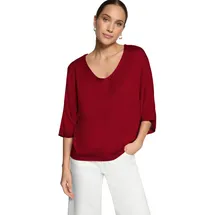 Zero Feinstrickpullover Candy Rot M