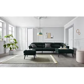 OTTO home Eckcouch Mikrofaser 2-Sitzer Grün