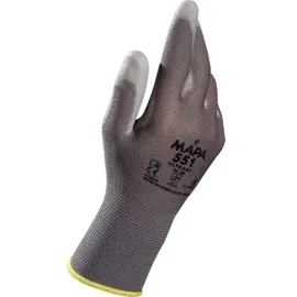 Mapa Ultrane 551 Nicht Einweg Arbeitshandschuhe PP (Polypropylen) Ungepudert Größe 7 Grau