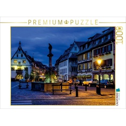 CALVENDO Puzzle CALVENDO Puzzle Obernai 1000 Teile Lege-Größe 64 x 48 cm Foto-Puzzle Bild von Klaus Hoffmann, 1000 Puzzleteile