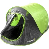 PMS VFM – Pop-Up-Zelt 2 Personen, Camping, einfach aufzubauen – Netztür zur Belüftung, wasserdicht, regenfest, Zelte, Überlebensausrüstung, Festivalzubehör 220 cm x 120 cm x 95 cm