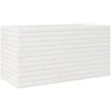 vidaXL Pflanzkübel Weiß 90x40x45,5 cm Massivholz Kiefer