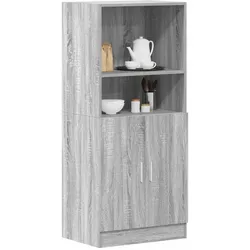 Küchenschrank Grau Sonoma 57x41,5x131,5 cm Holzwerkstoff