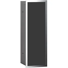 EMCO Asis Module 150 Toilettenbürstengarnitur-Modul 49,5 x 16,8 cm Schwarz Glas