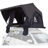 Qeedo Freedom Light 140 Dachzelt für 2 Personen (225 x 135 x 28cm), extra leichtes Autodachzelt mit Softcover