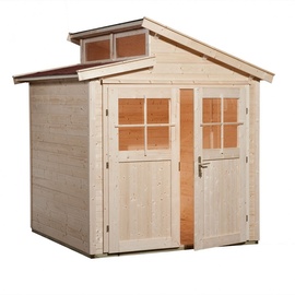 Weka Gartenhaus 226 2,05 x 2,09 m natur