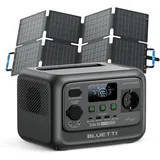 BLUETTI Elite 30 V2 Tragbare Powerstation mit 60W Solarpanel (Separat versandt), 288Wh LiFePO4 Solargenerator, 600W AC Ausgang (1500W Power Lifting), ideal für Outdoor Camping, Notfälle