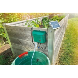 esotec Bewässerungssystem Solar Bewässerungssystem Waterdrops Komplettset Pflanzenbewässerung mit 15 Sprinklern Esotec 101100 grün