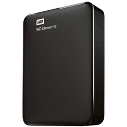 WD Tragbare Festplatte »Elements« schwarz, 8.2x2.1x11.1 cm