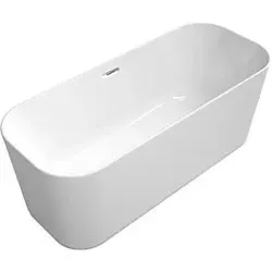 Villeroy & Boch Finion freistehende Badewanne 177FIN7A1BCV101 170x70cm, Design-Ring, Schürze Colour on Demand, weiß, chrom
